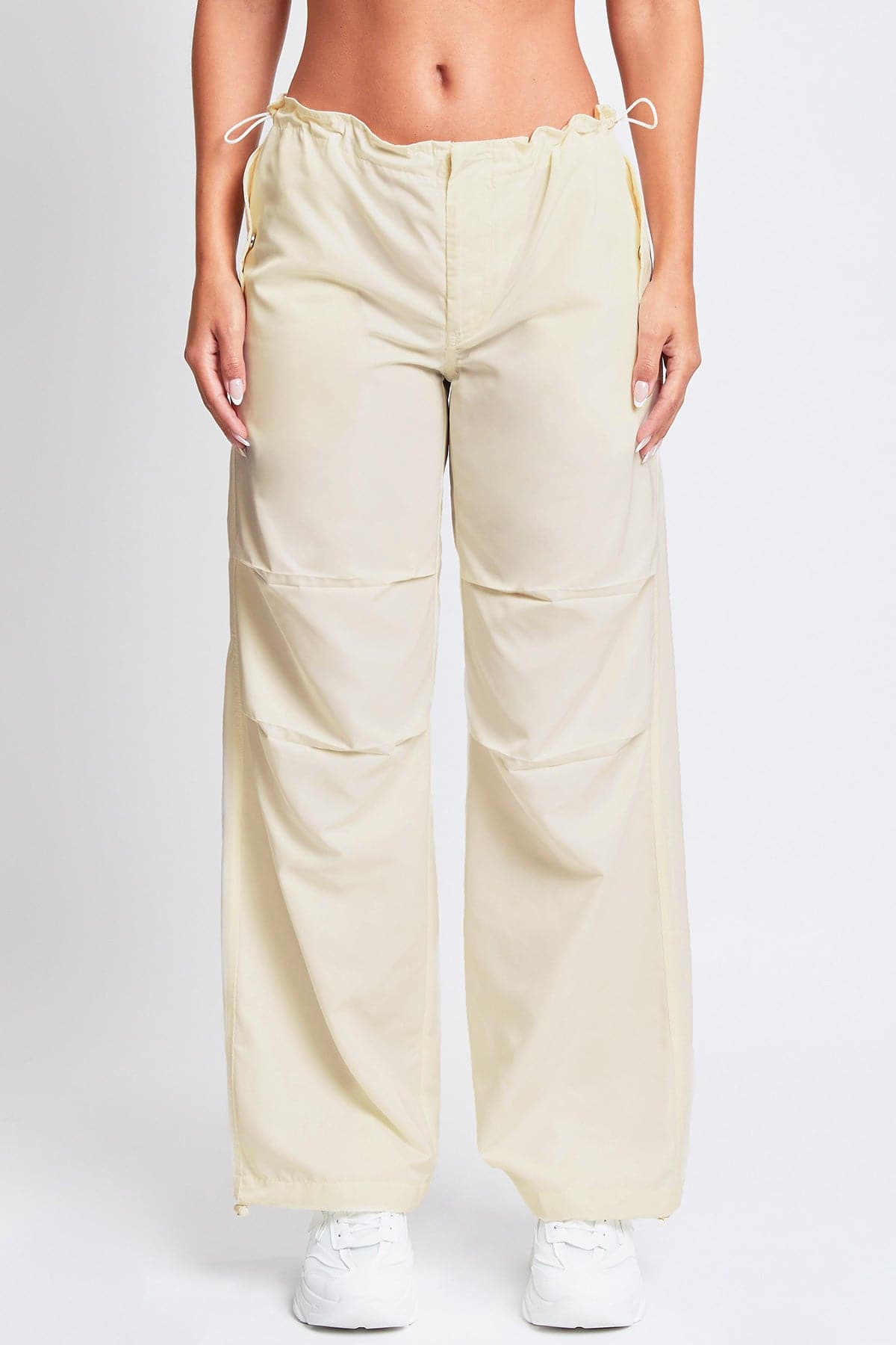 Women's Relaxed Nylon Parachute Pants From YMI JEANS