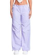 Women's Relaxed Nylon Parachute Pants From YMI JEANS