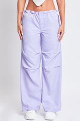 Women's Relaxed Nylon Parachute Pants From YMI JEANS