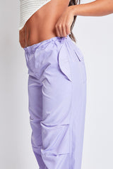 Women's Relaxed Nylon Parachute Pants From YMI JEANS