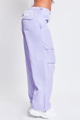 Women's Relaxed Nylon Parachute Pants From YMI JEANS