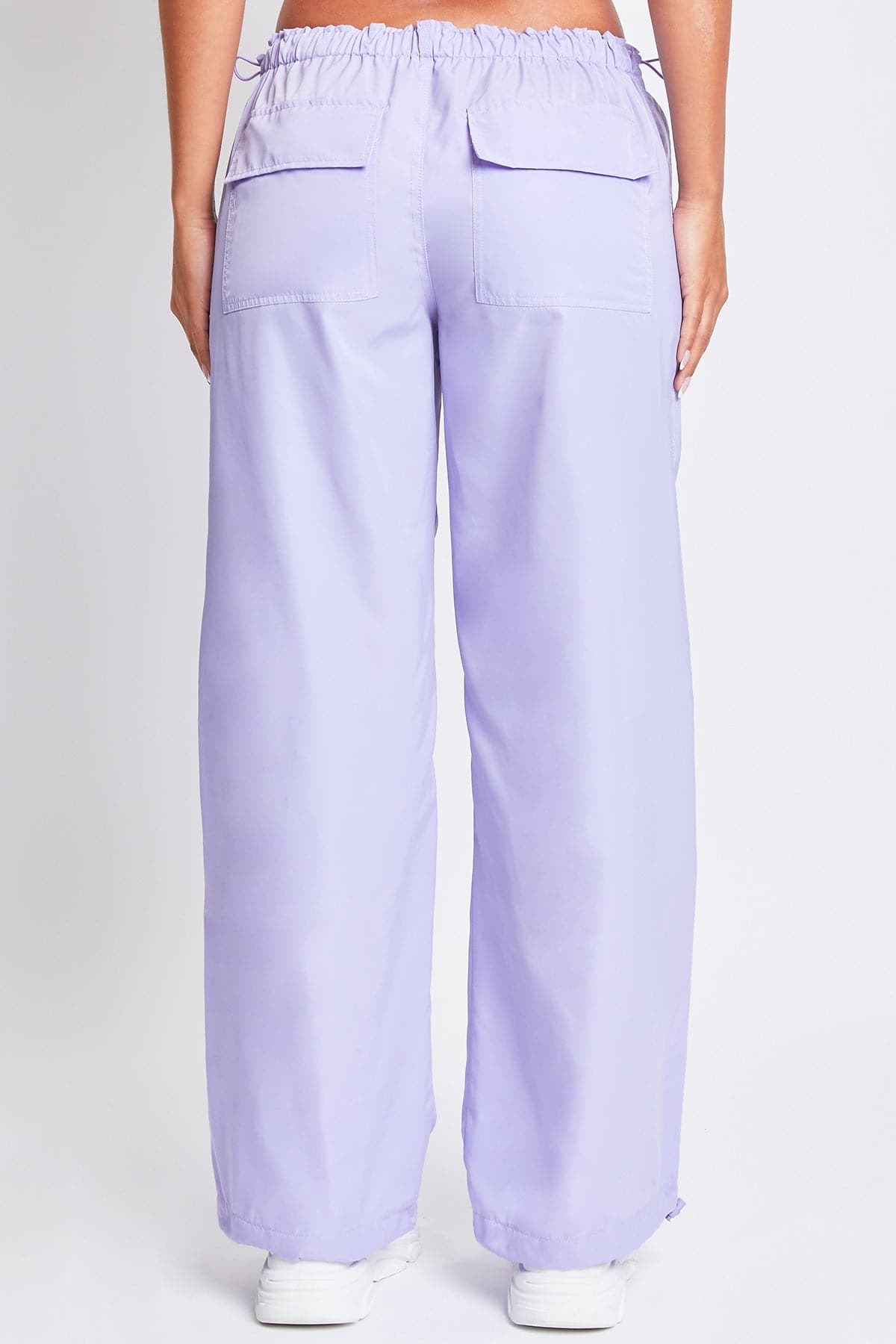 Women's Relaxed Nylon Parachute Pants From YMI JEANS