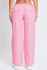 Women's Relaxed Nylon Parachute Pants From YMI JEANS