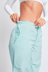 Women's Relaxed Nylon Parachute Pants From YMI JEANS