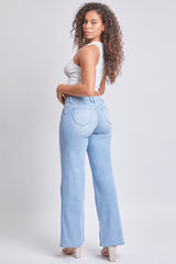 Women’s Sustainable WannaBettaButt Low Rise Wide Leg Jeans Jacket From YMI JEANS