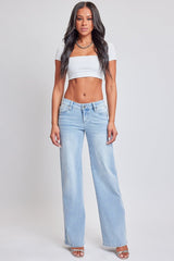 Women’s Sustainable WannaBettaButt Low Rise Wide Leg Jeans Jacket From YMI JEANS