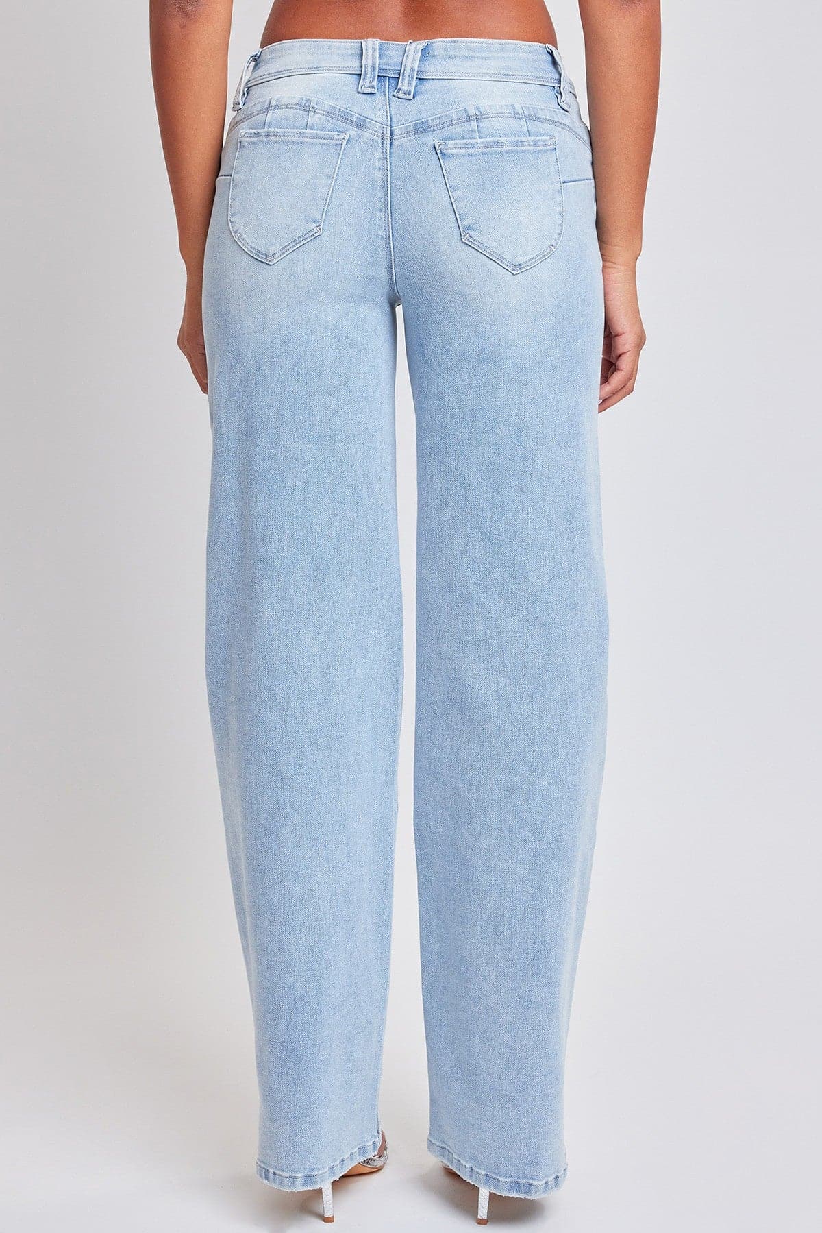 Women’s Sustainable WannaBettaButt Low Rise Wide Leg Jeans Jacket From YMI JEANS