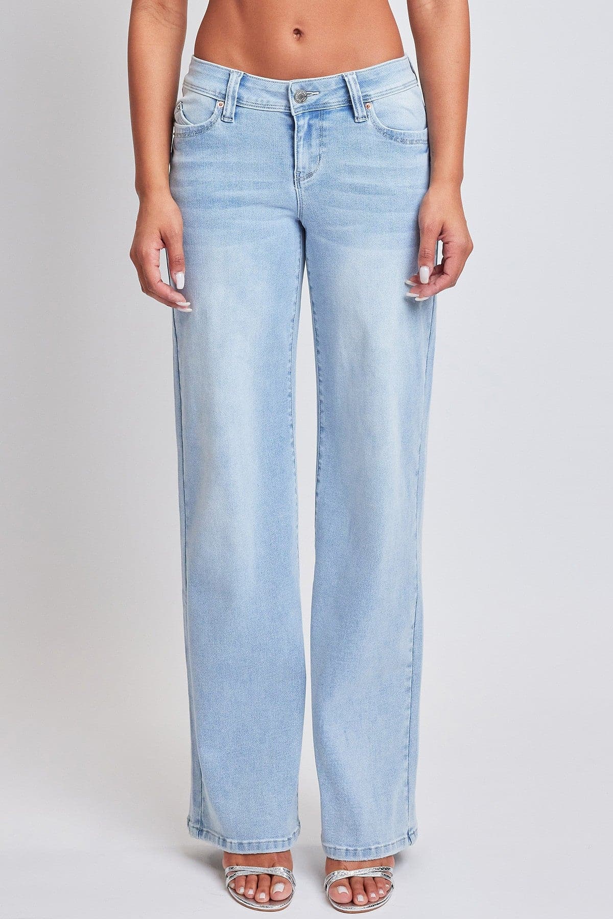 Women’s Sustainable WannaBettaButt Low Rise Wide Leg Jeans Jacket From YMI JEANS