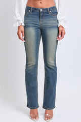 Women’s Premium Heavy Stitch Mid-Rise Bootcut Jeans From YMI JEANS