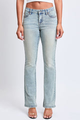 Women’s Premium Heavy Stitch Mid-Rise Bootcut Jeans From YMI JEANS