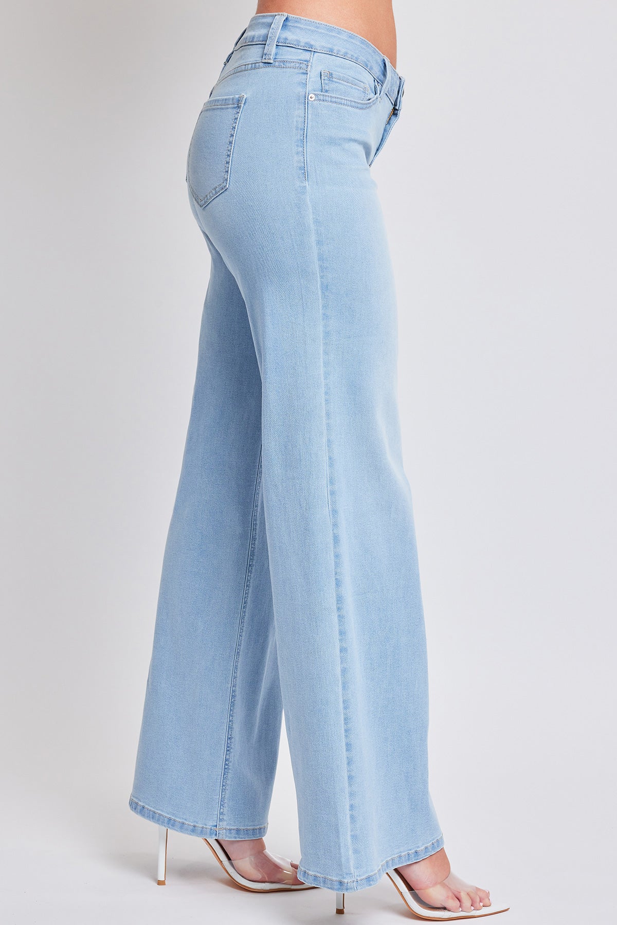 Women's Essential Low Rise Wide Leg Jeans from YMI JEANS