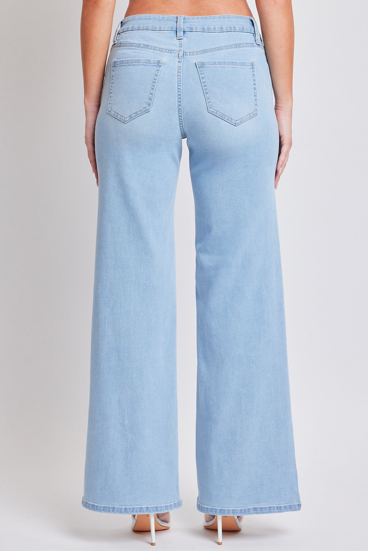Women's Essential Low Rise Wide Leg Jeans from YMI JEANS