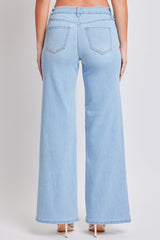 Women's Essential Low Rise Wide Leg Jeans from YMI JEANS