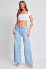 Women's Essential Low Rise Wide Leg Jeans from YMI JEANS