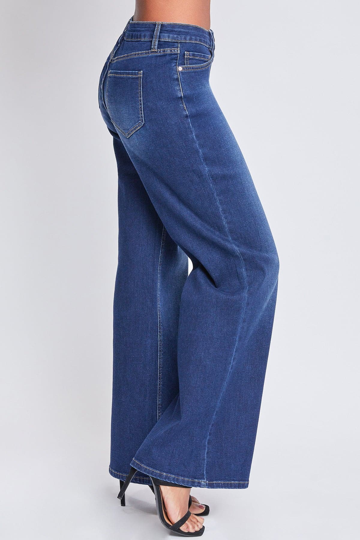 Women's Essential Low Rise Wide Leg Jeans from YMI JEANS