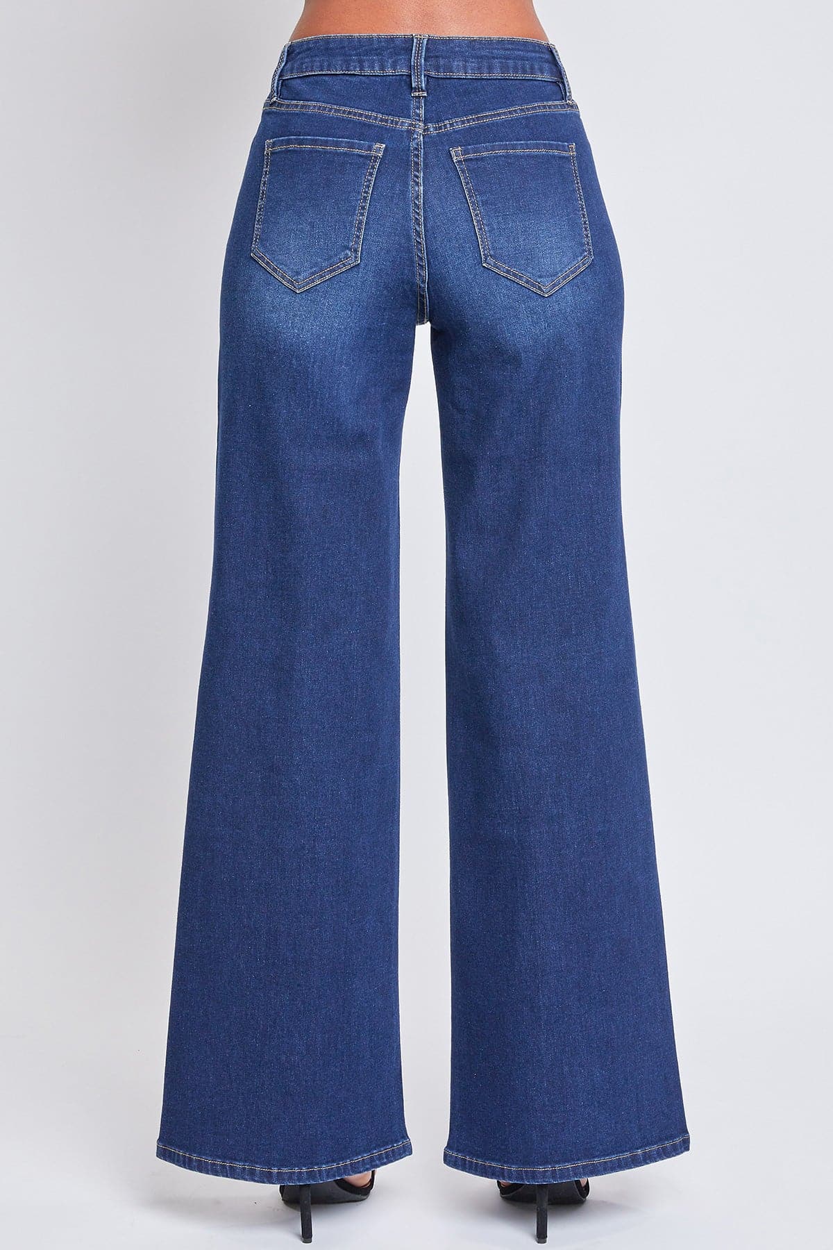 Women's Essential Low Rise Wide Leg Jeans from YMI JEANS