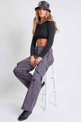Women’s High-Rise Relaxed All Day Cargo Pants from YMI JEANS