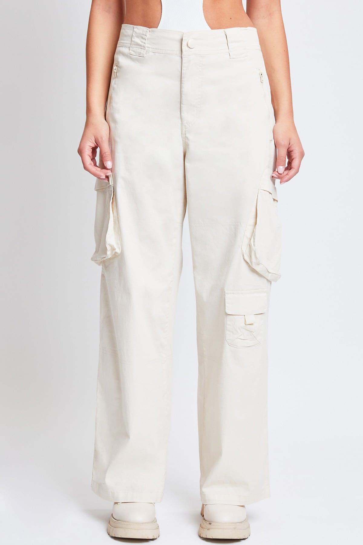 Women’s High-Rise Relaxed All Day Cargo Pants from YMI JEANS