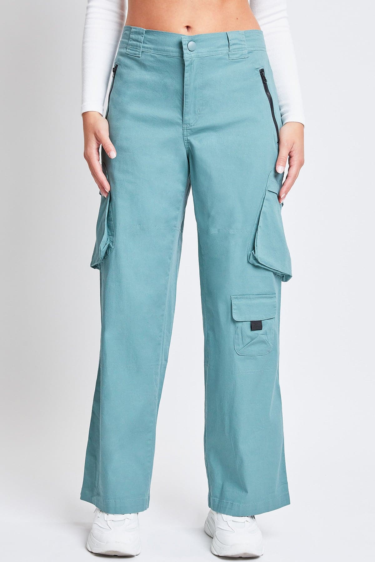 Women’s High-Rise Relaxed All Day Cargo Pants from YMI JEANS
