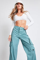 Women’s High-Rise Relaxed All Day Cargo Pants from YMI JEANS