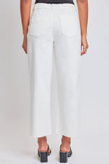 Women's High Rise Cropped Trouser Jeans Wide Leg Fit From YMI JEANS