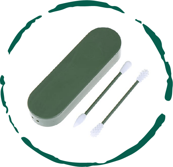 Reusable Silicone Cotton Swab -2 Pack from Choixe