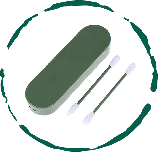 Reusable Silicone Cotton Swab -2 Pack from BeNat