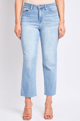 Women's Luxe Cropped Straight Leg Jeans From YMI JEANS