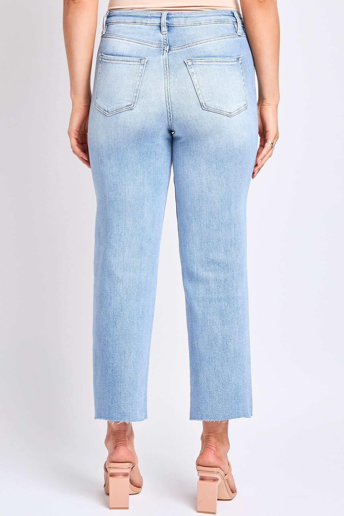 Women's Luxe Cropped Straight Leg Jeans From YMI JEANS