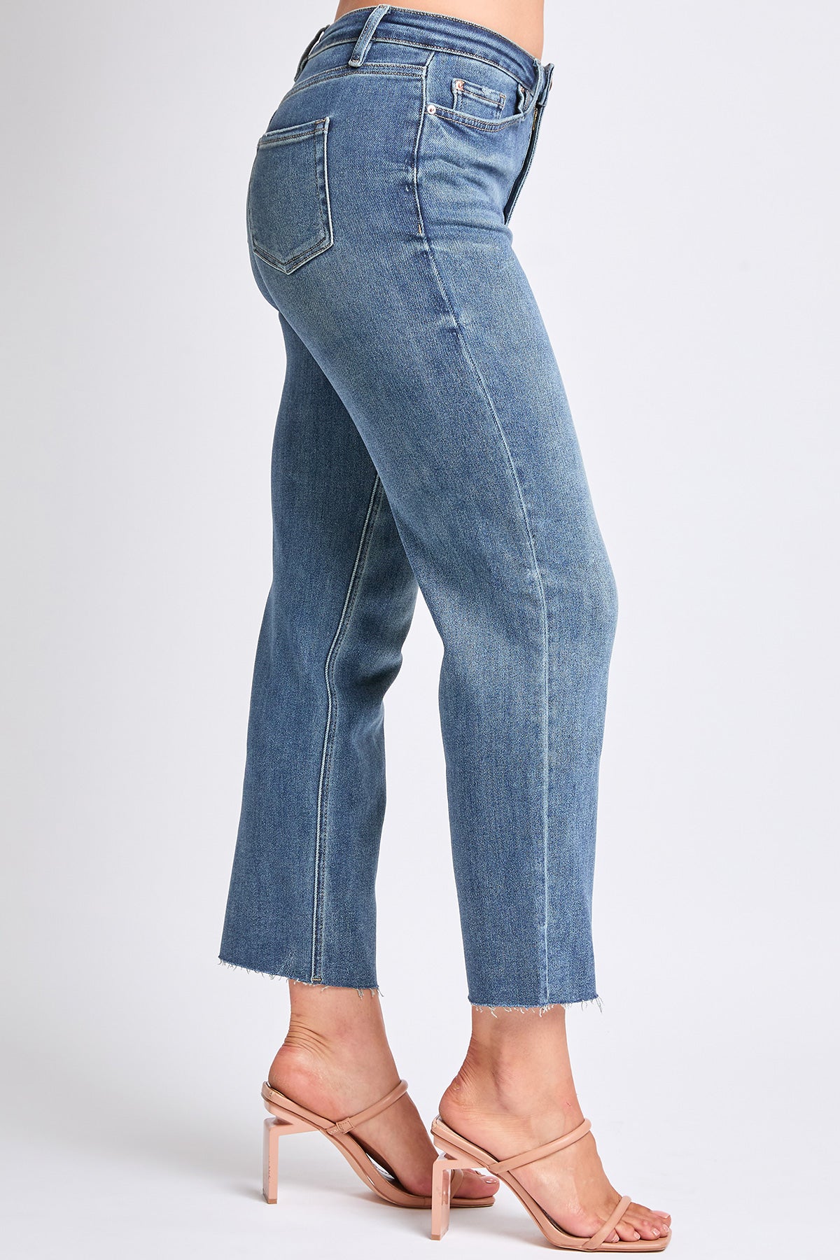Women's Luxe Cropped Straight Leg Jeans From YMI JEANS