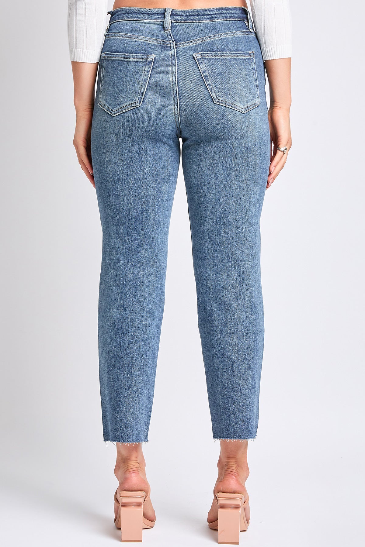 Women's Luxe Cropped Straight Leg Jeans From YMI JEANS