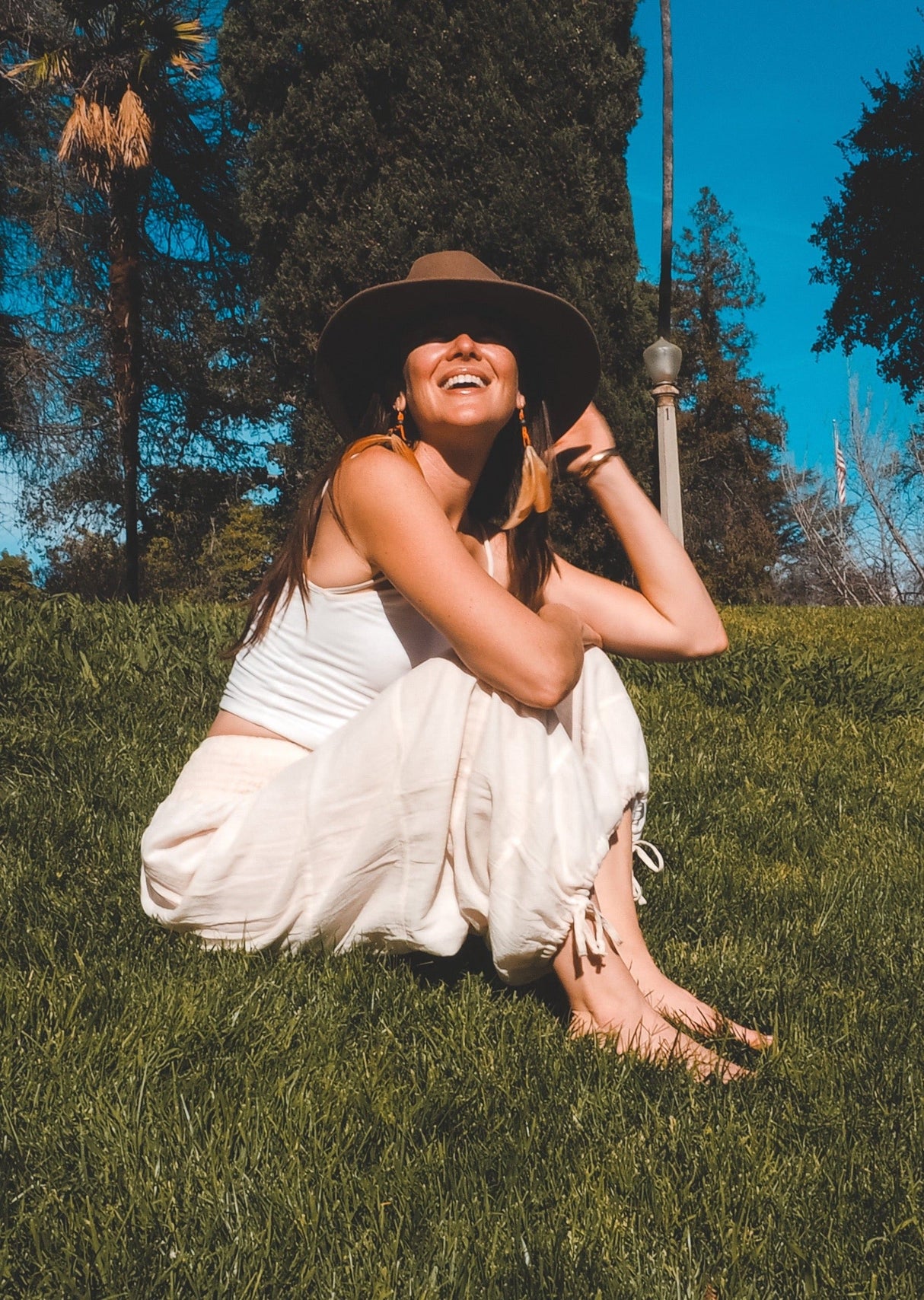 Natural Yoga Pant From Cotton Flower Clothing
