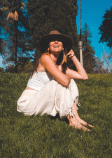 Natural Yoga Pant From Cotton Flower Clothing