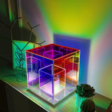 Concentric Cube Table Lamp Modern Light From Ozarké