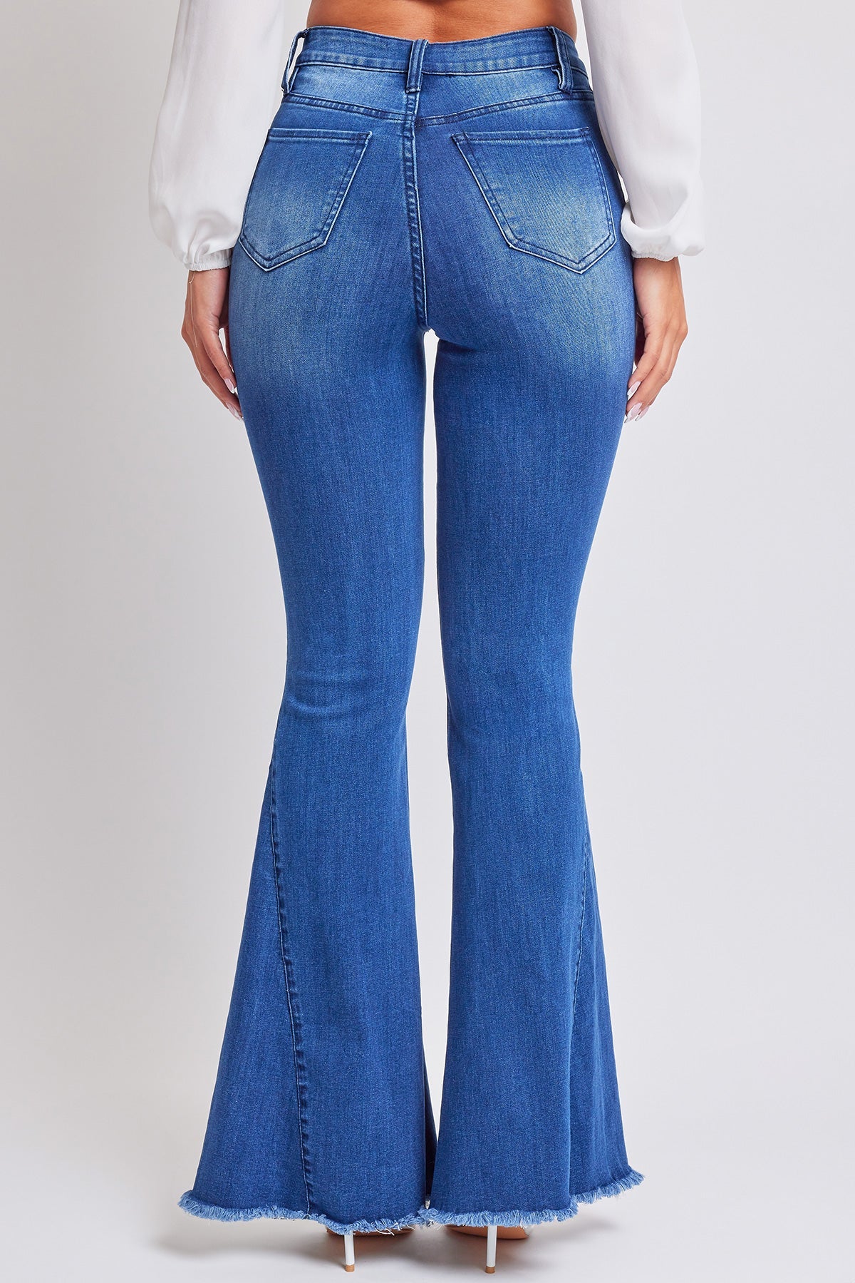 Women's Gigi  Extreme Fit & Flare Jeans-Distressed From YMI JEANS