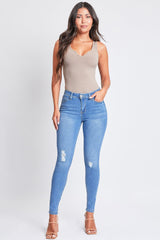 Women's Essential Sustainable Distressed Skinny Jeans from YMI JEANS