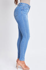 Women's Essential Sustainable Distressed Skinny Jeans from YMI JEANS