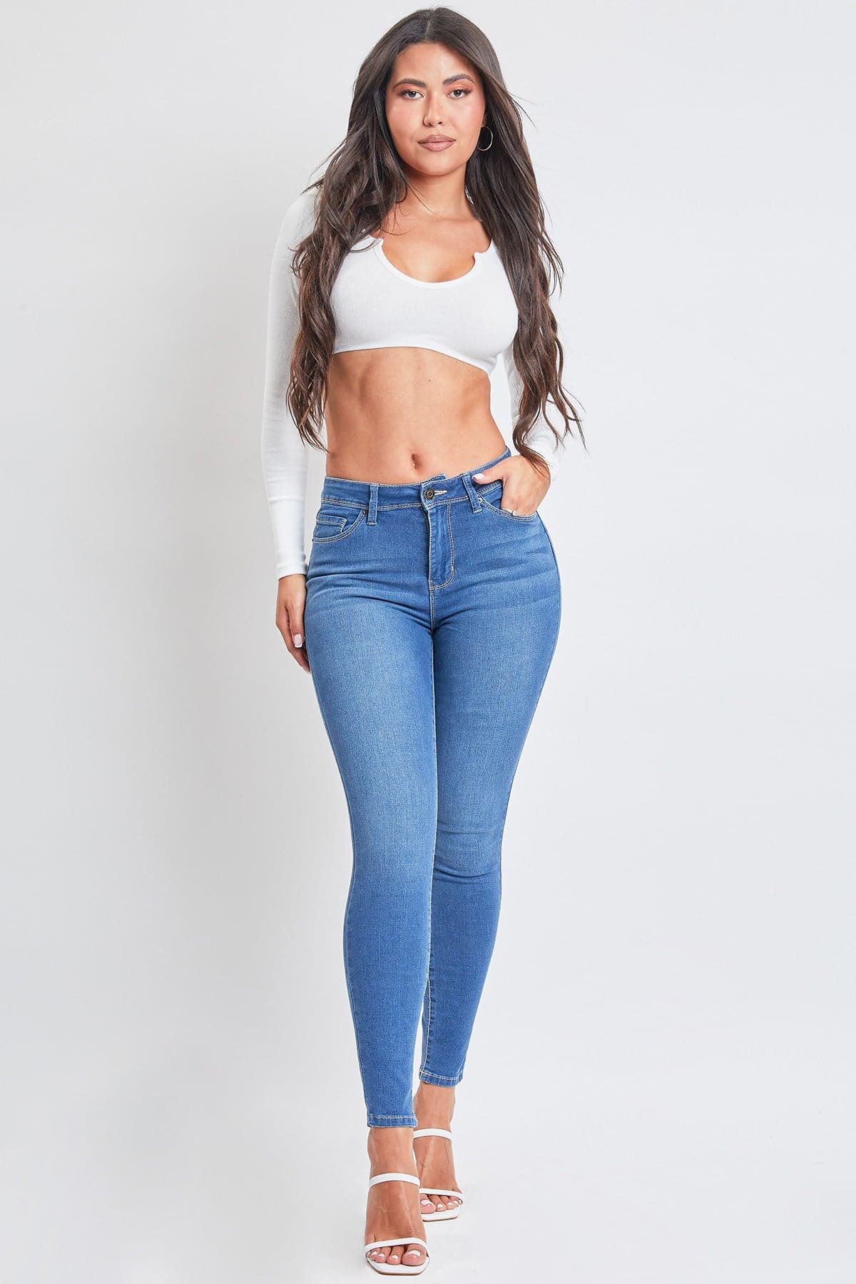 Women's Essential Sustainable Skinny Jeans from YMI JEANS