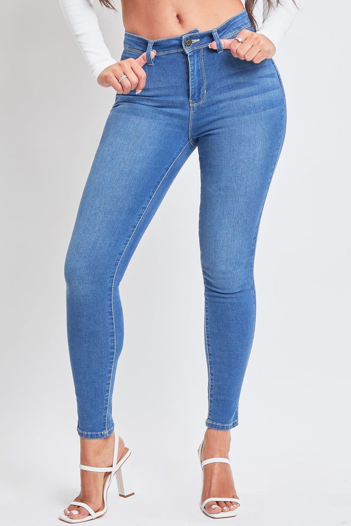 Women's Essential Sustainable Skinny Jeans from YMI JEANS