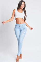 Women's Sustainable Essential Distressed Skinny Jean From YMI JEANS