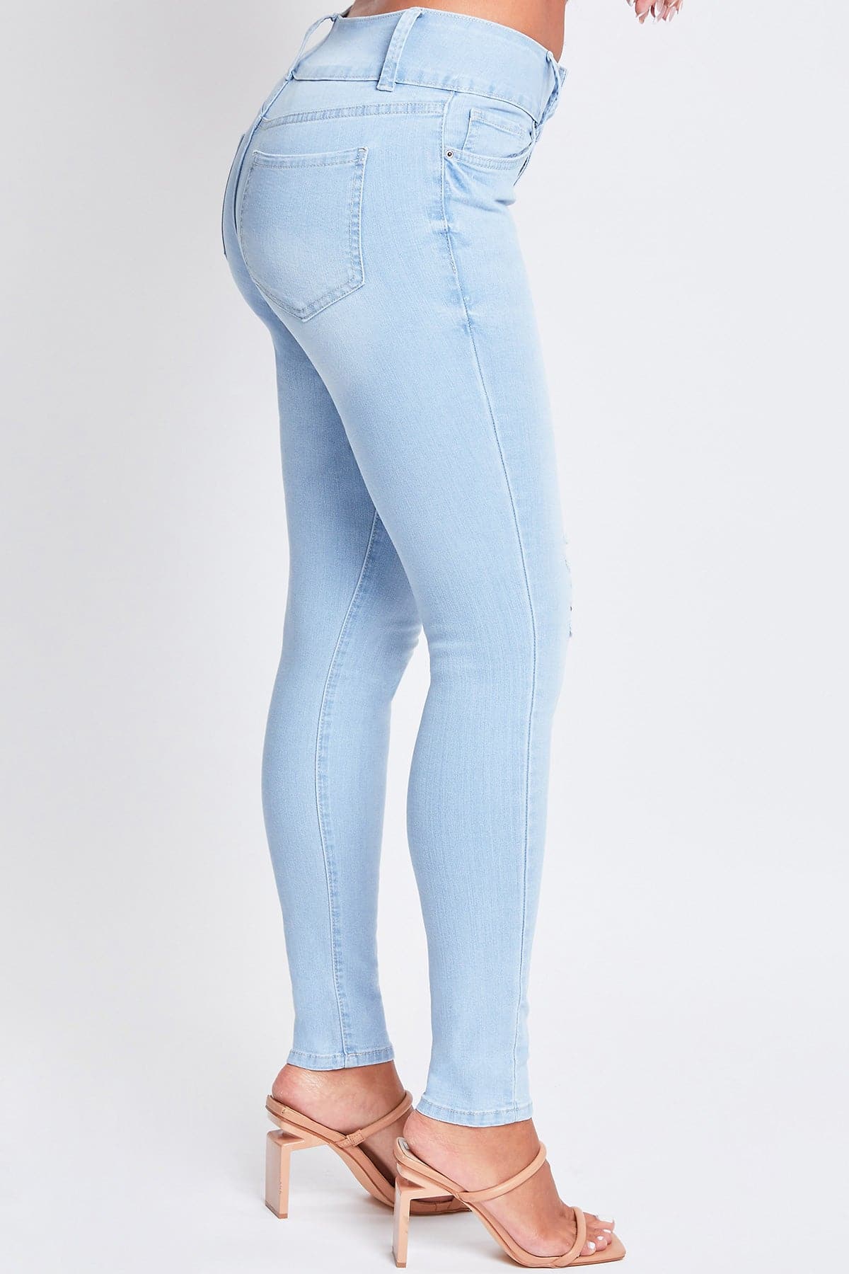 Women's Sustainable Essential Distressed Skinny Jean From YMI JEANS