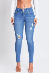Women's Sustainable Essential Distressed Skinny Jean From YMI JEANS