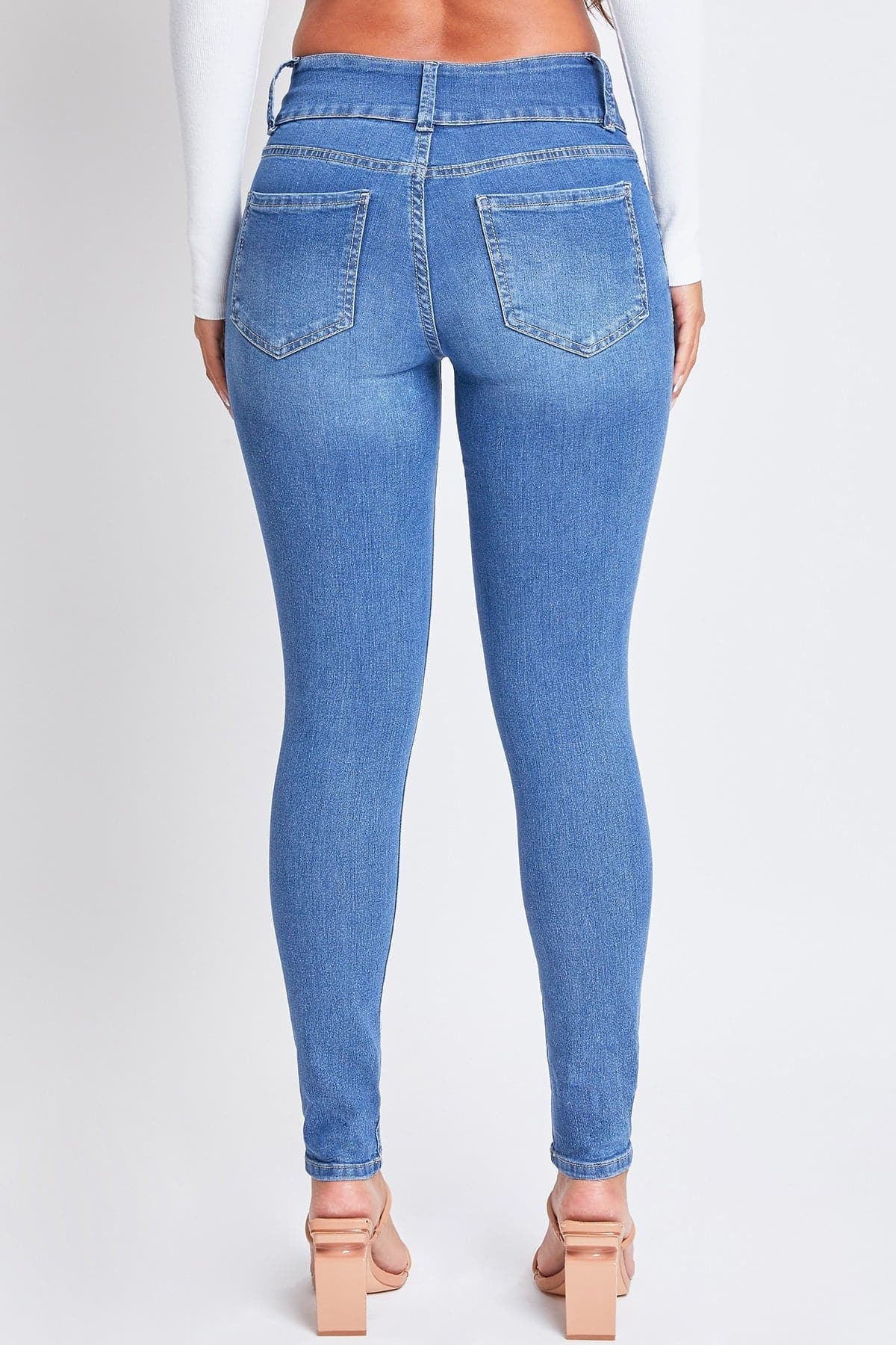 Women's Sustainable Essential Distressed Skinny Jean From YMI JEANS