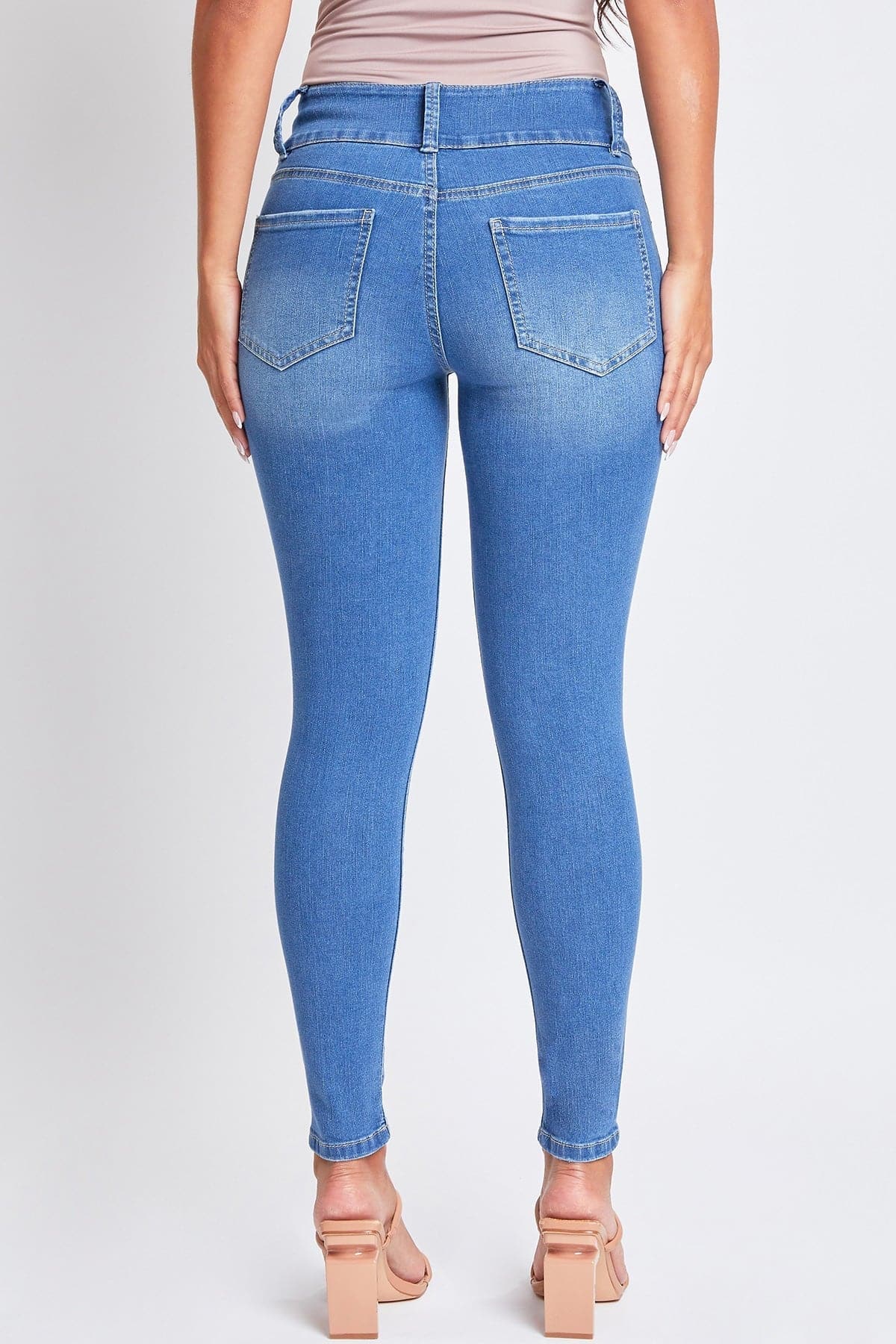 Women's Sustainable Essential Distressed Skinny Jean From YMI JEANS