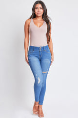 Women's Sustainable Essential Distressed Skinny Jean From YMI JEANS