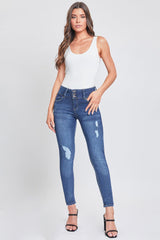 Women's Sustainable Essential Distressed Skinny Jean From YMI JEANS