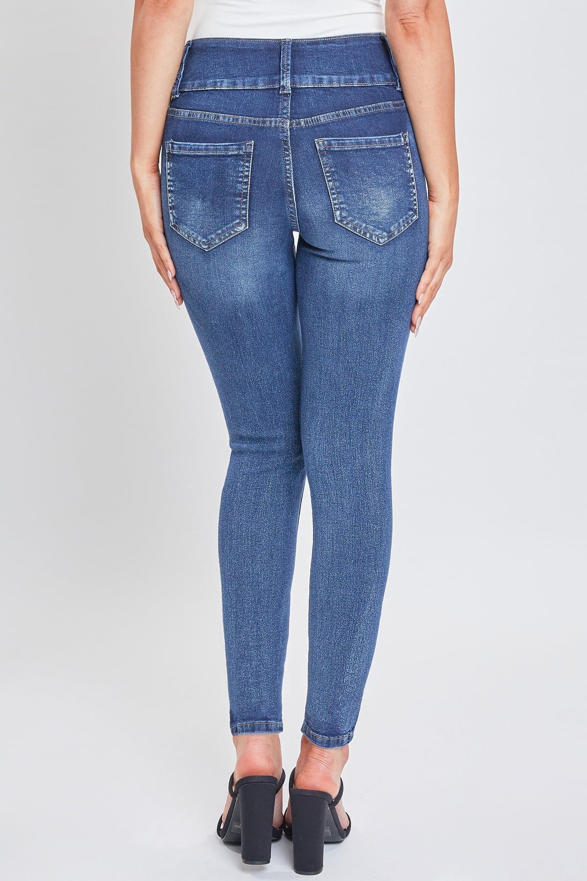 Women's Sustainable Essential Distressed Skinny Jean From YMI JEANS