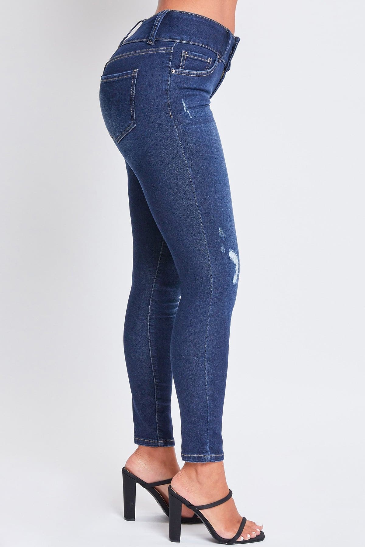 Women's Sustainable Essential Distressed Skinny Jean From YMI JEANS