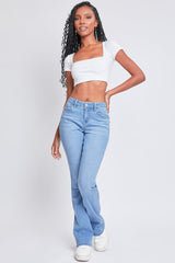 Women's Essential Mid Rise Bootcut Jeans from YMI JEANS