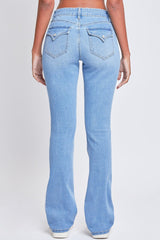 Women's Essential Mid Rise Bootcut Jeans from YMI JEANS